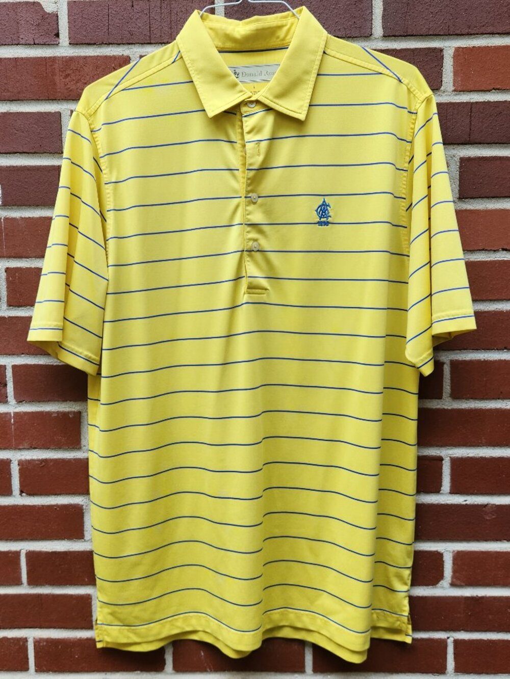 Donald Ross - Atlanta Athletic Club - Yellow Men's Golf Shirt - Size L